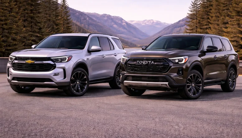 2026 Chevrolet Tahoe vs Toyota Sequoia